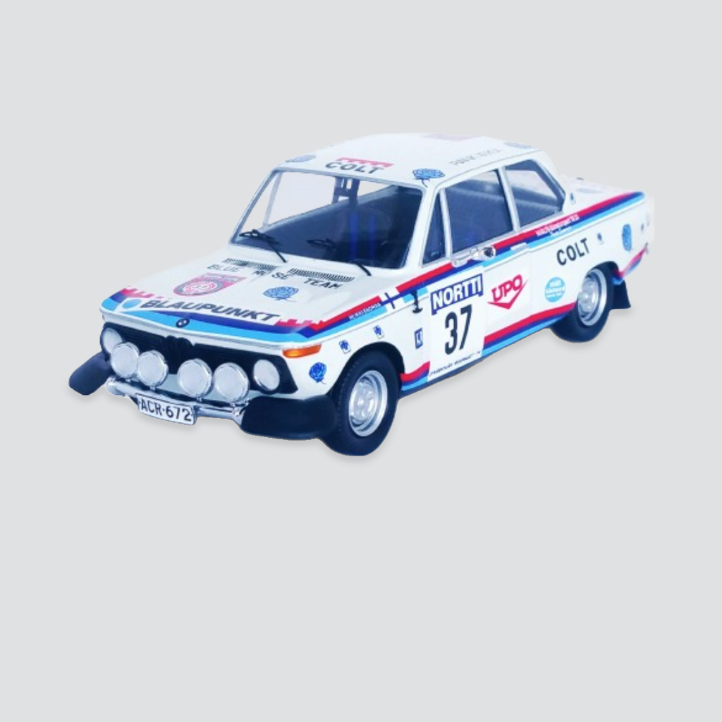 BMW 2002 #37 Heikki Enomaa / Matti Hankavaara 14th 1000 Lakes Rally 1974