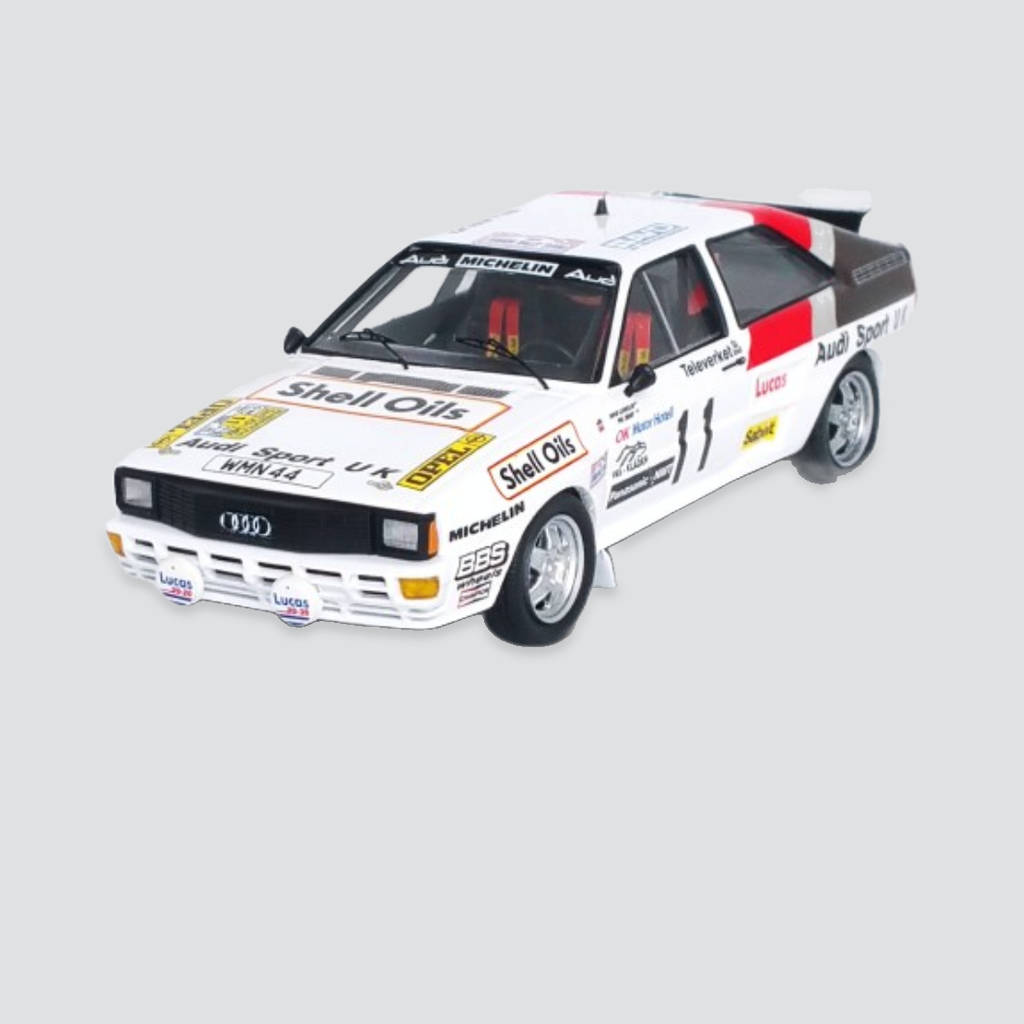 Audi Quattro #11 David Llewellin / Phil Short Swedish Rally 1985