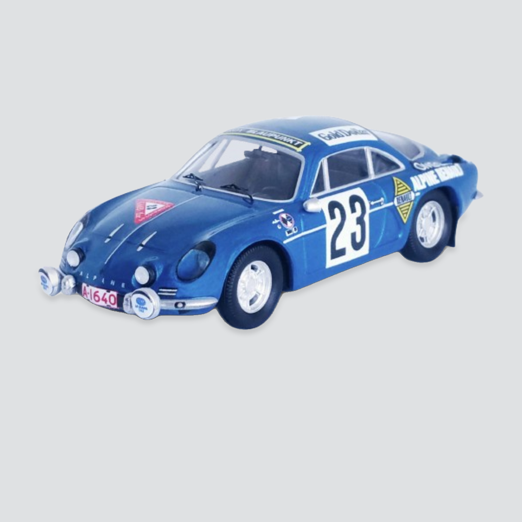 Alpine-Renault A110 #23 Jorma Lusenius / Seppo Halme 1000 Lakes Rally 1969