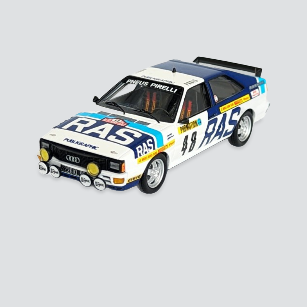 Audi Quattro #48 Pierre Bos / Nico Demuth 35th Monte-Carlo Rally 1983