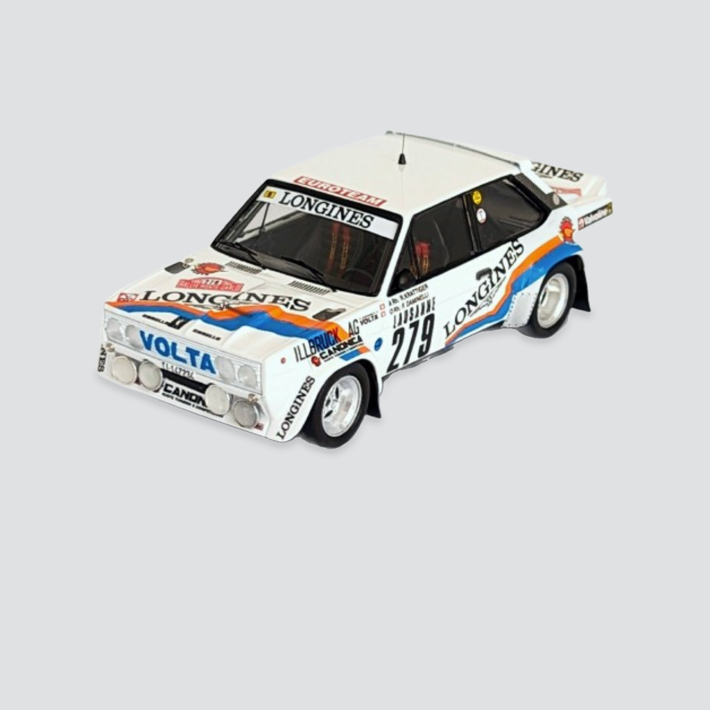 Fiat 131 Abarth #279 Roger Krattiger / Franco Daminelli 11th Monte-Carlo Rally 1982