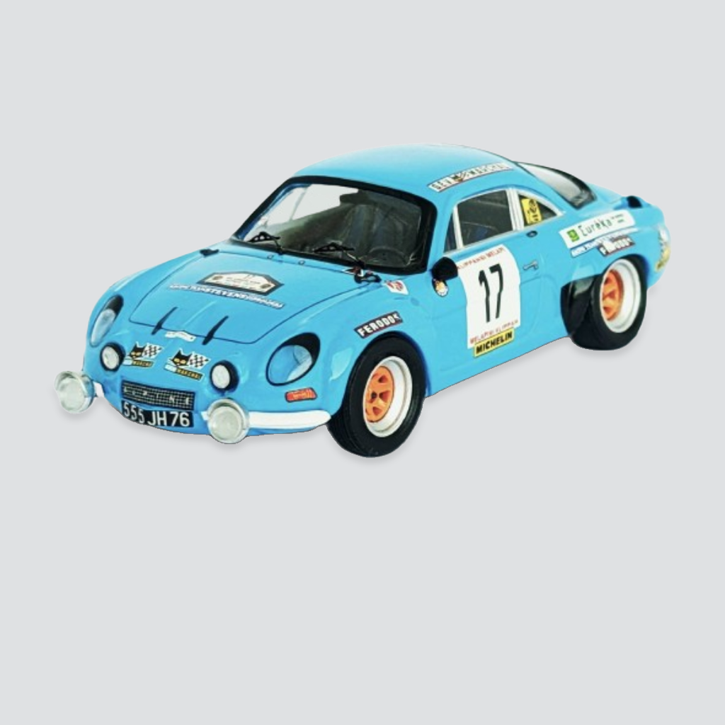 Alpine-Renault A110 #17 Maurice Nusbaumer/ Annie Gourdain 7th Ypres Rally 1977