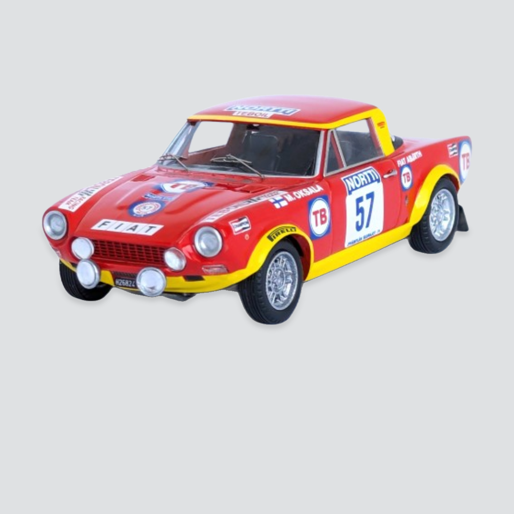 Fiat 124 Abarth Rallye #57 Marketta Oksala / Terttu Aho 1000 Lakes Rally 1974