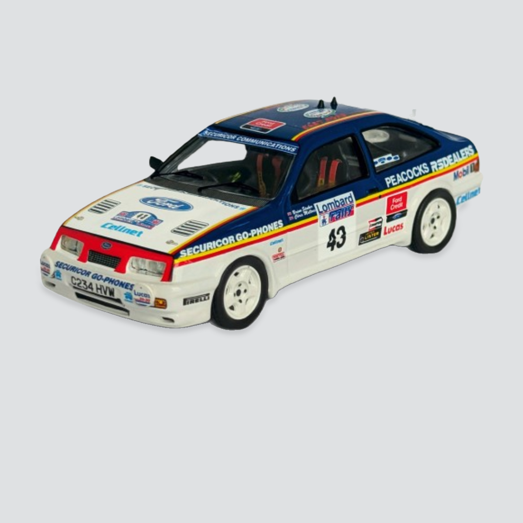 Ford Sierra RS Cosworth #43 - Chris Mellors / Brian Staker - RAC Rally 1986