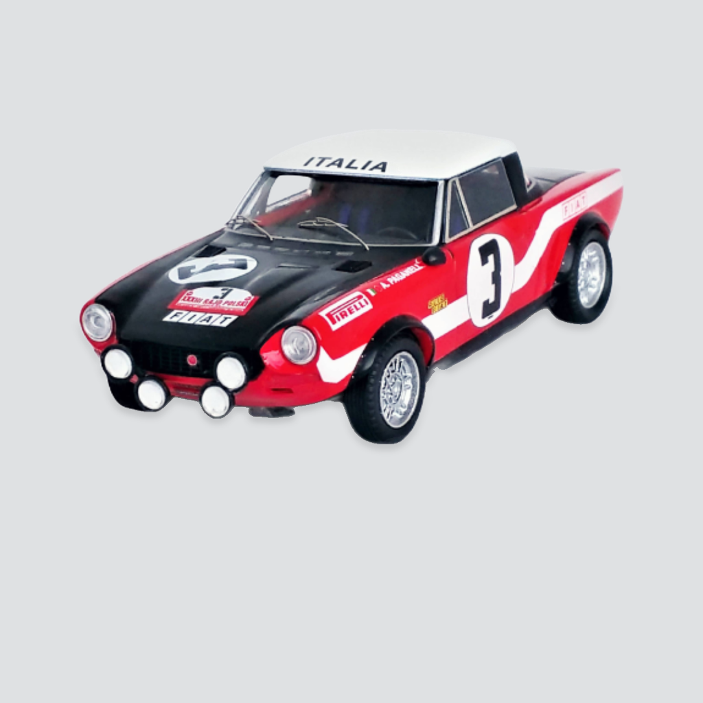 Fiat 124 Abarth #3 Alcide Paganelli / Ninni Russo Rally of Poland 1973