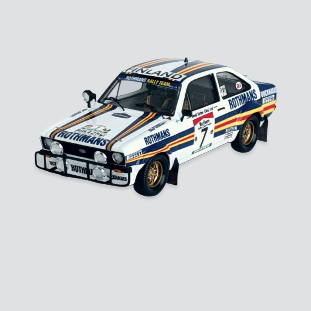 Ford Escort Mk2 #7 Ari Vatanen/David Richards 9th Bandama Rally 1981