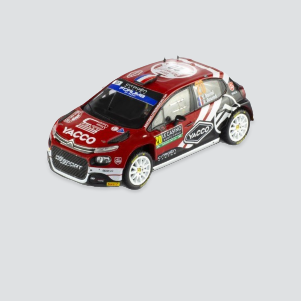 Citroen C3 Rally2  #20 - Y.Rossel / A.Dunand - Rally Monte Carlo 2024