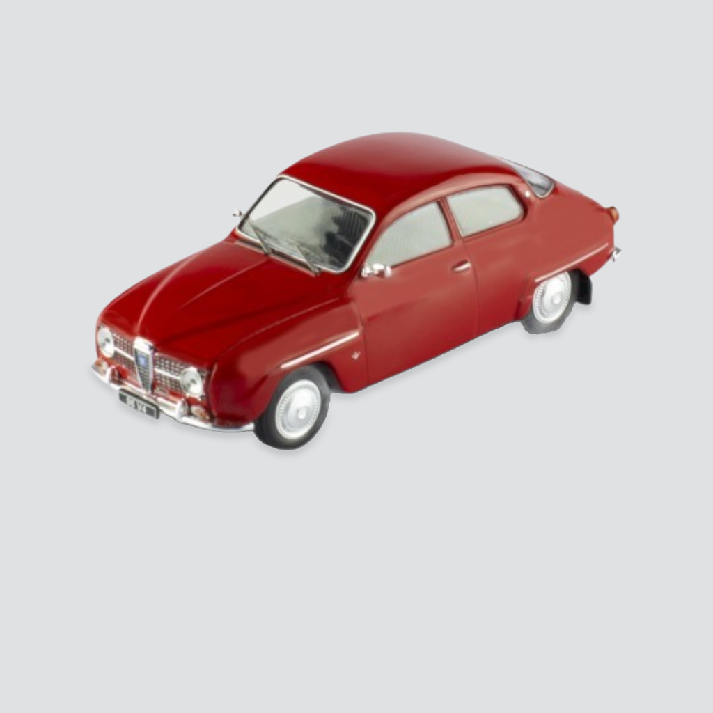 1965 Saab 96 V4 Longnose Red