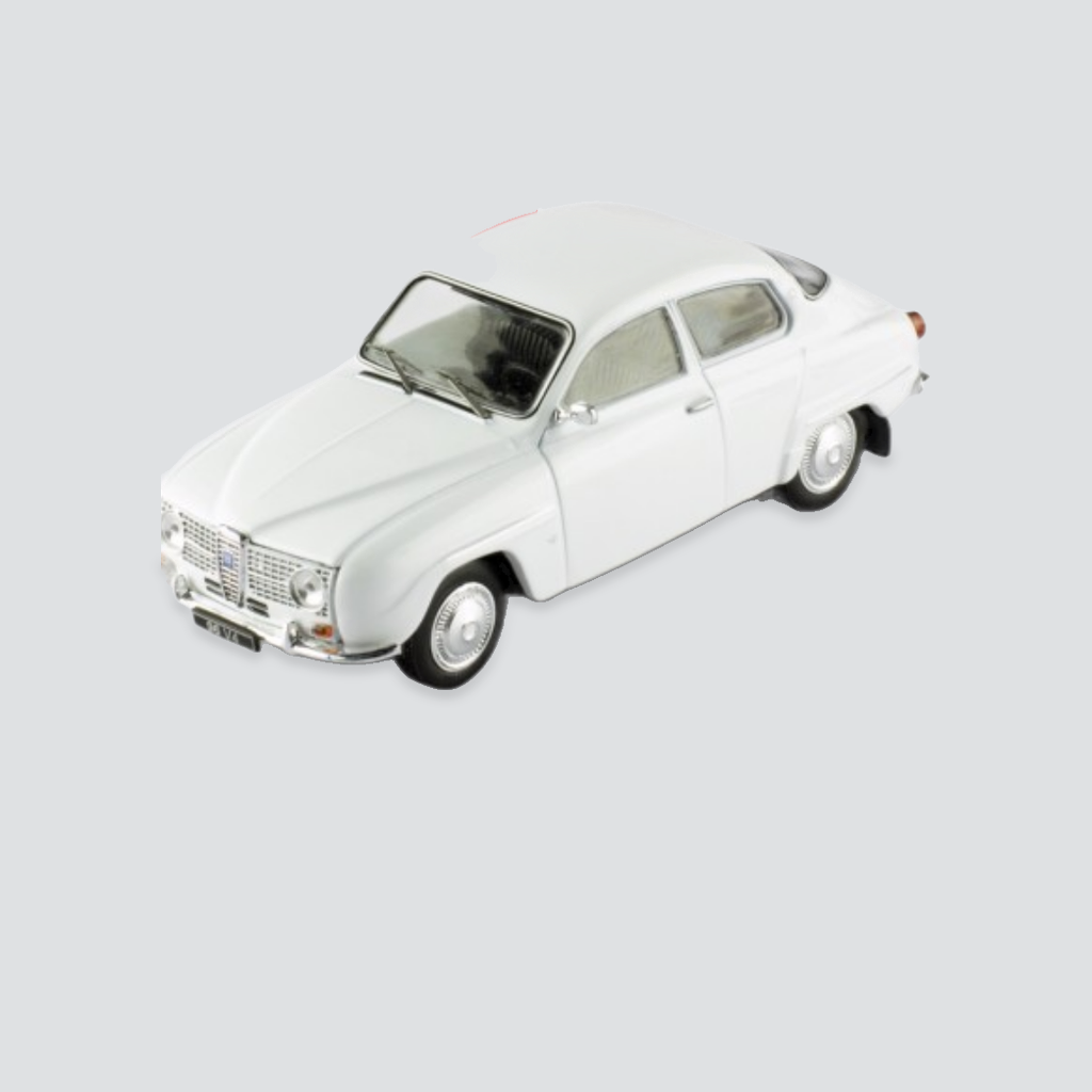 SAAB 96 V4 Longnose 1965 White