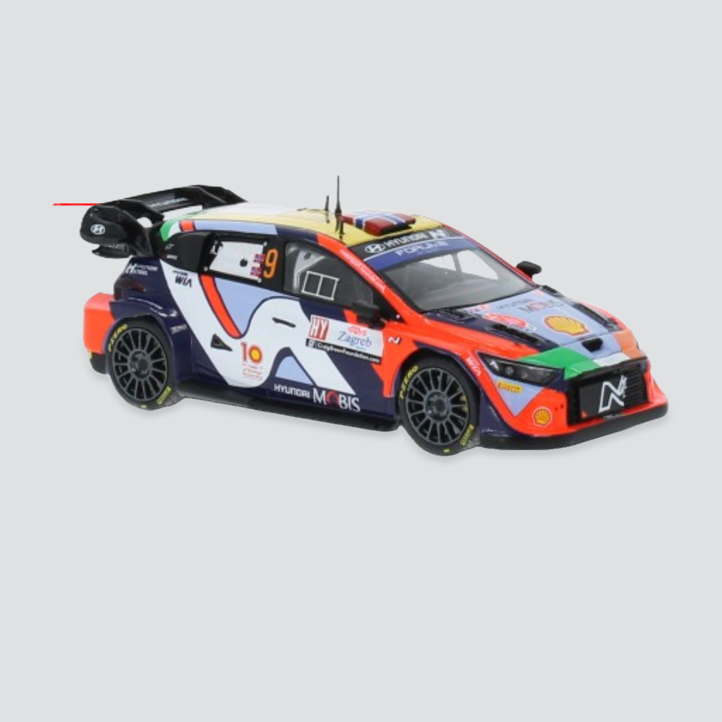 Hyundai i20N Rally1 WRC #9 - Andreas Mikkelsen / Torstein Eriksen - Rally Croatia 2024