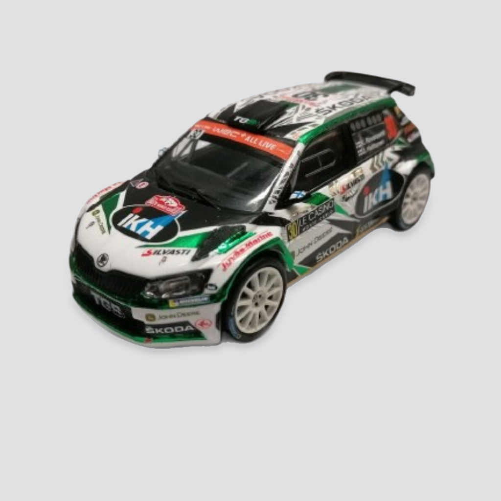 Skoda Fabia R5 #30 - Kalle Rovanpera / Jonne Halttunen - Rally MonteCarlo 2019