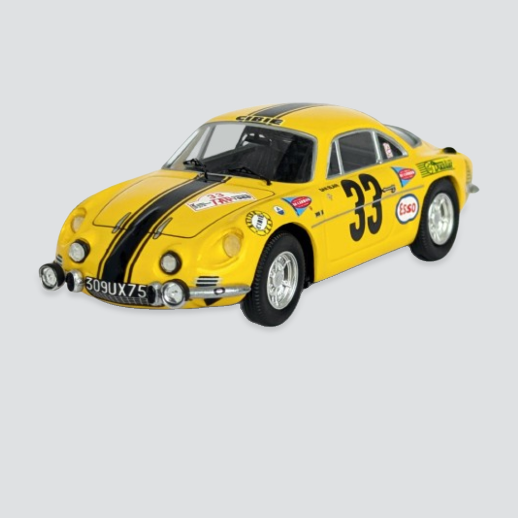 Alpine-Renault A110 #33 Dan Blain / Christian Melville TAP Rally 1968