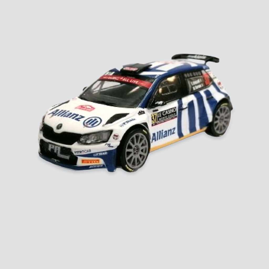Skoda Fabia R5 #37 - Enrico Brazzoli / Maurizio Barone - Rally MonteCarlo 2020