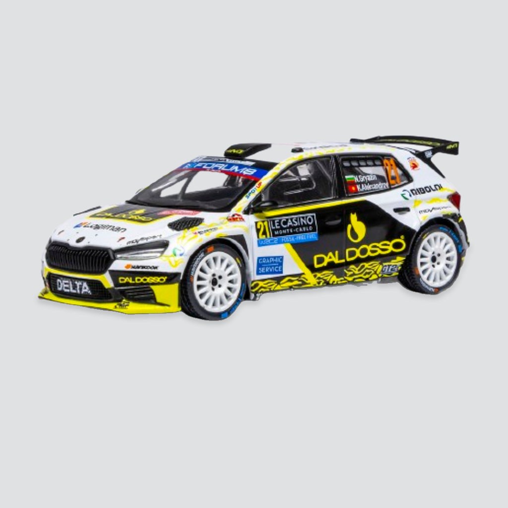 Škoda Fabia RS Rally2 #21 - Nikolay Gryazin / Konstantin Aleksandrov - Rally Monte Carlo 2025
