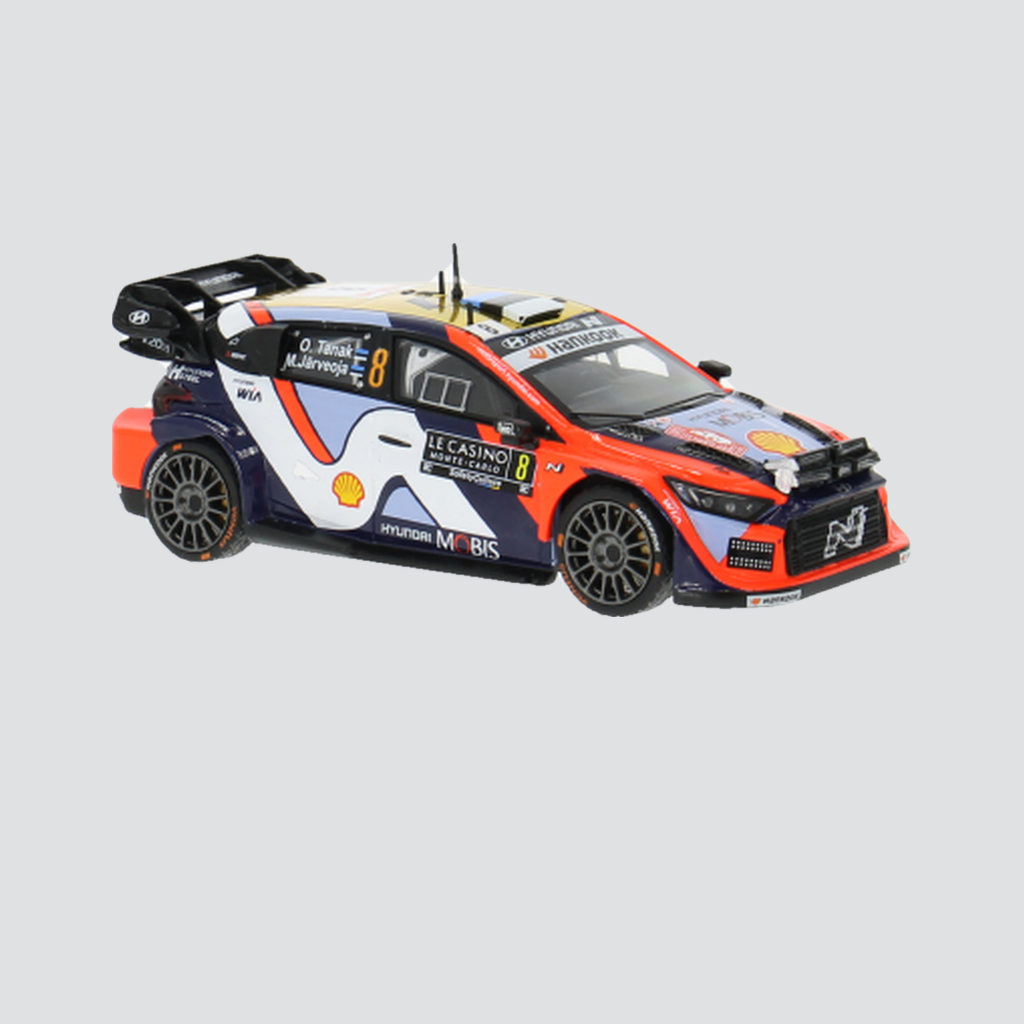 Hyundai i20 N Rally1 #8 - Ott Tanak / Martin Jarveoja - Rally Monte Carlo 2025