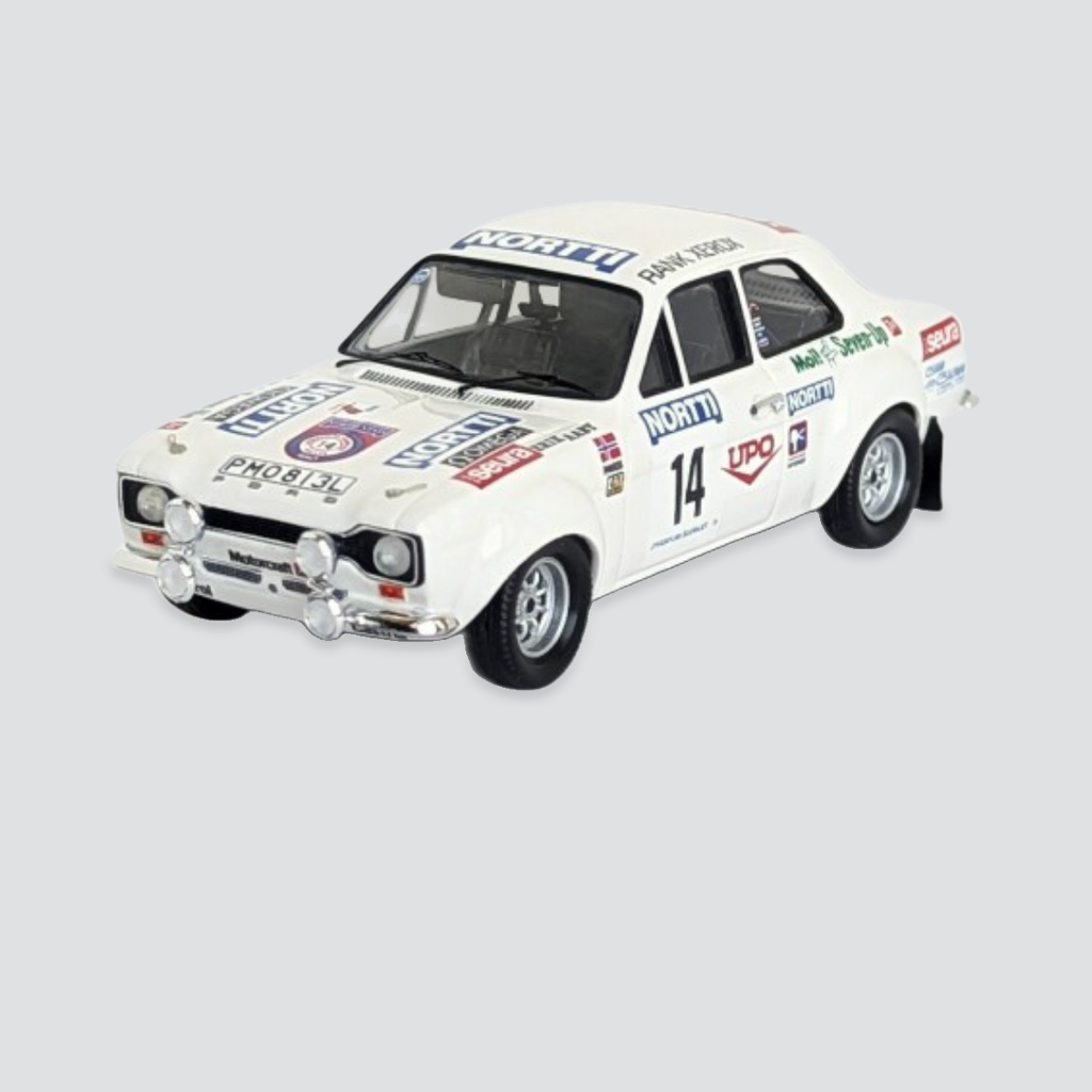 Ford Escort Mk1 #14 Erik Aaby / Monty Karlan 8th 1000 Lakes Rally 1975