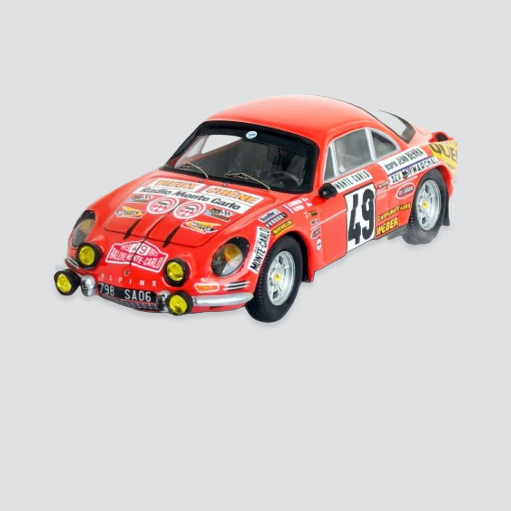 Alpine-Renault A110 #49 Alex Vineis / Oswald Peri 32nd Monte-Carlo Rally 1973