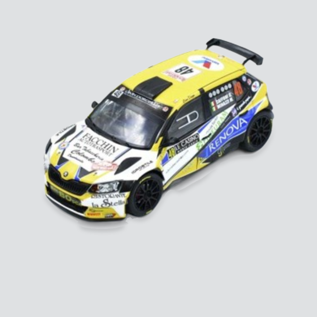 Skoda Fabia R5 #48 - Davide Caffoni / Massimo Minazzi - Rally MonteCarlo 2019