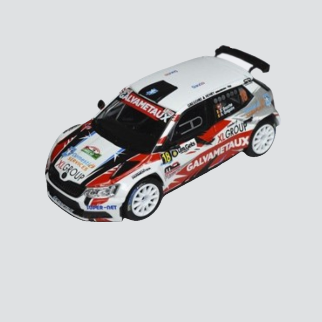 Skoda Fabia R5 #18 - Xavier Bouche / Anthony Grégoire - Rally du Condroz 2016