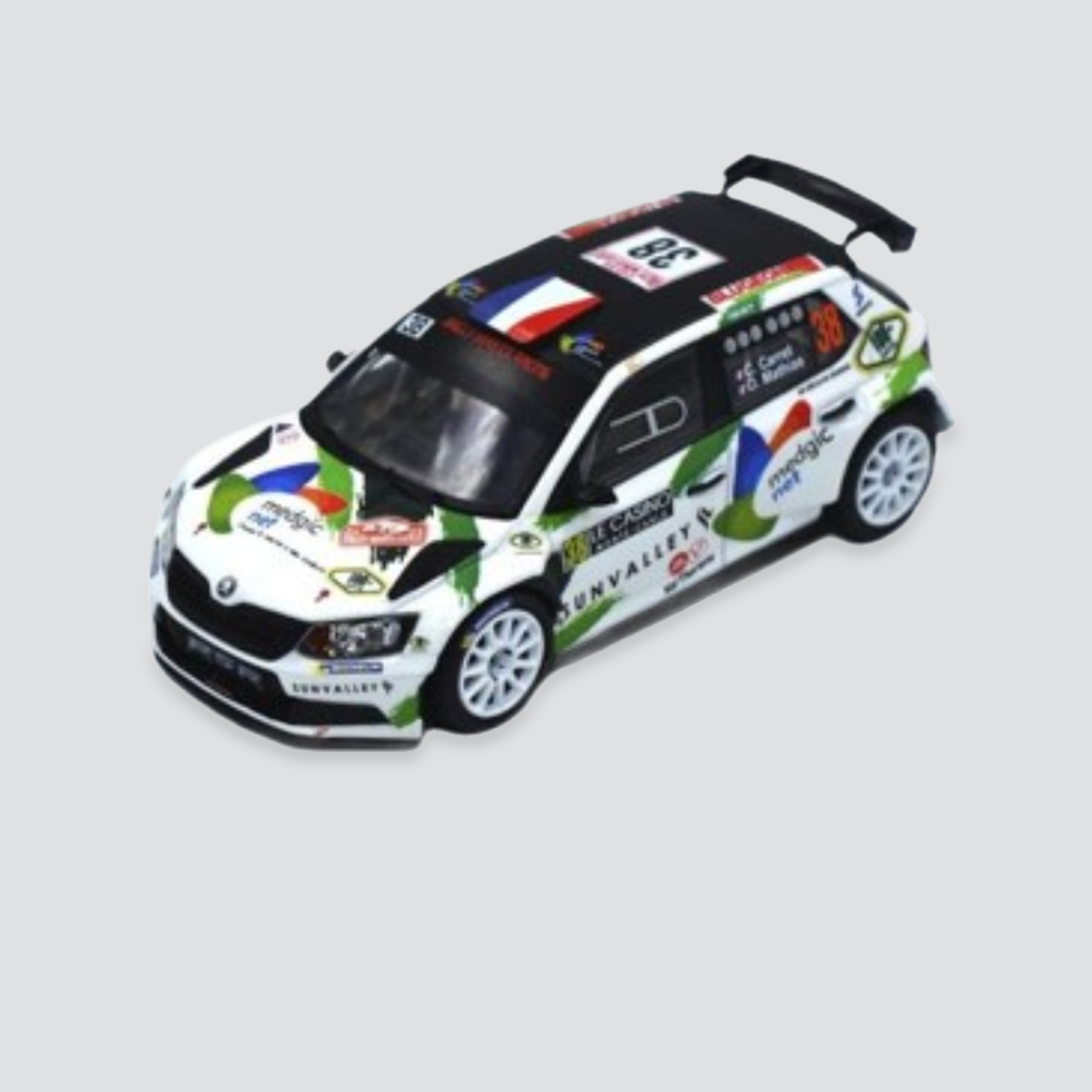 Skoda Fabia R5 #38 - Claude Carret / Olivier Mathias - Rally MonteCarlo 2019