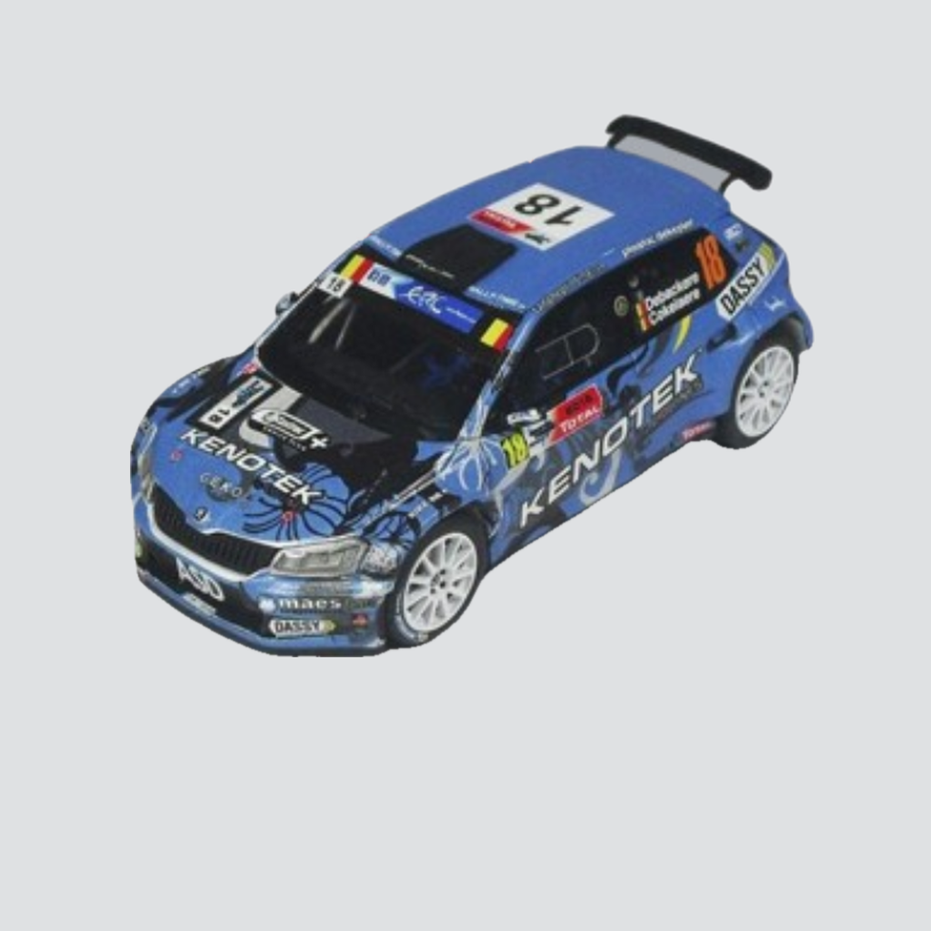 Skoda Fabia R5 #18 - Melissa Debackere / Cindy Cokelaere - Kenotek Rally Ypres 2016