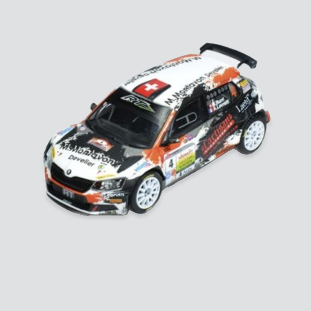 Skoda Fabia R5 #4 - Michael Burri / Anders Levratti - Rally Critérium Jurassien 2018