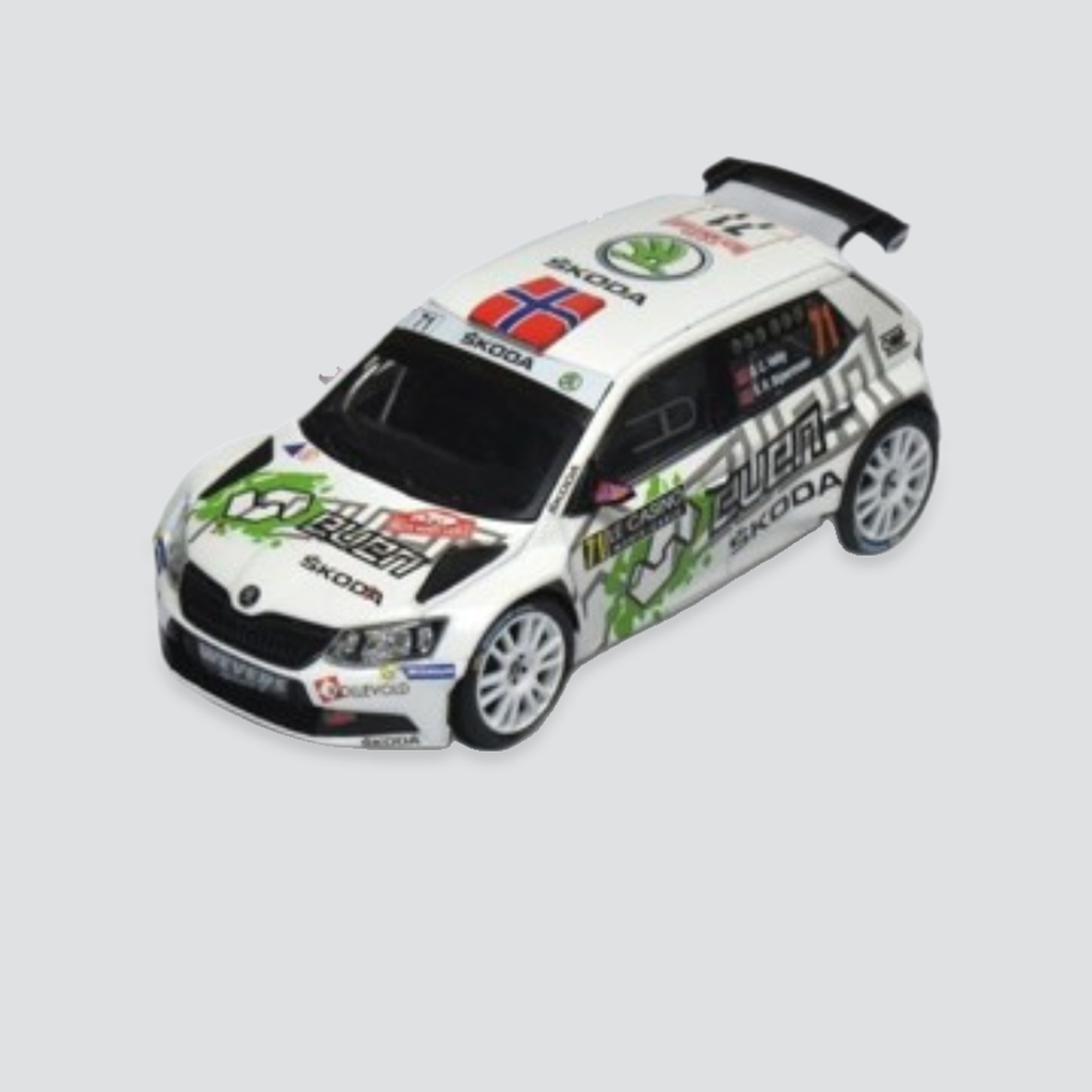 Skoda Fabia R5 #71 - Ole Christian Veiby / Stig Rune Skjaermoen - Rally Montecarlo 2018