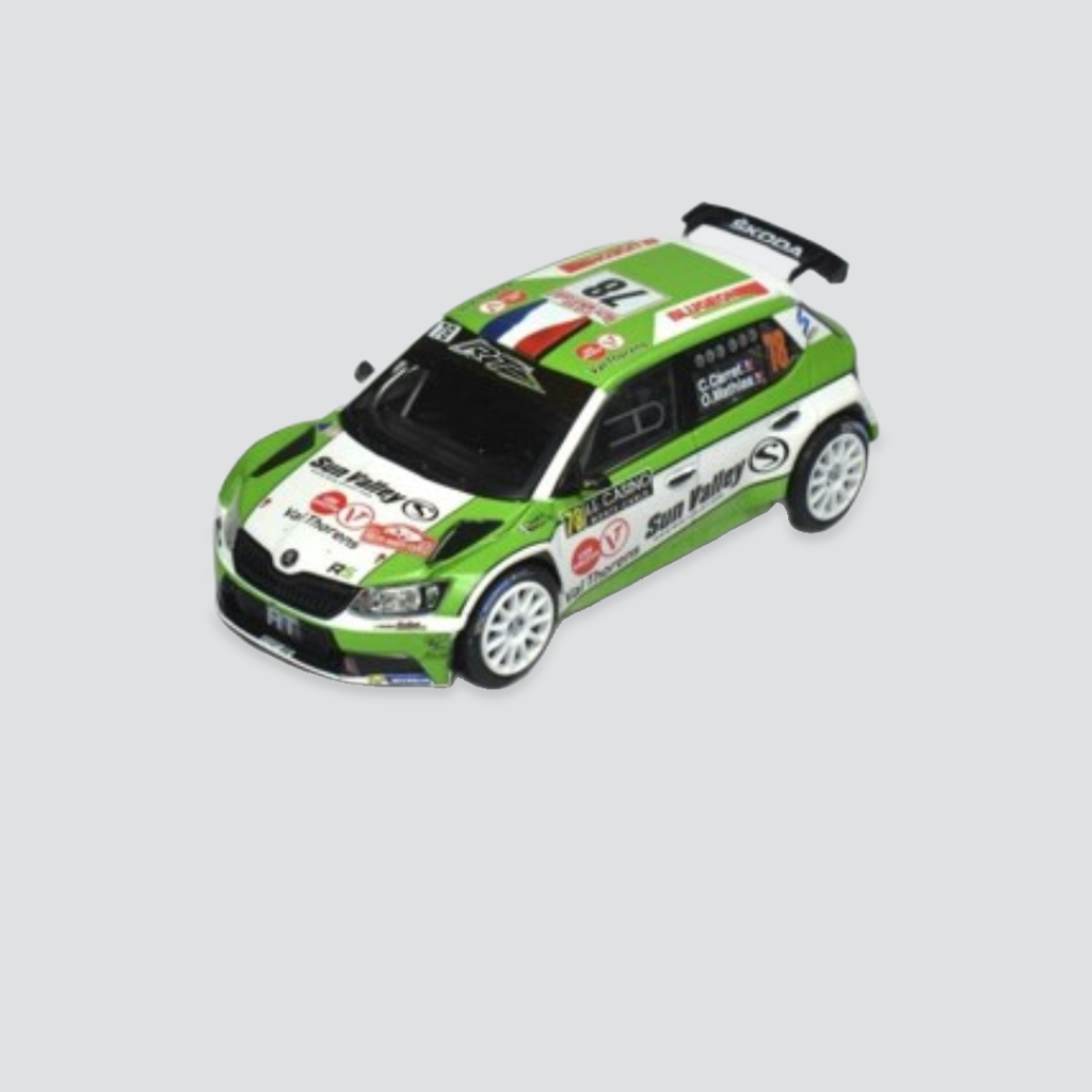 Skoda Fabia R5 #78 - Claude Carret / Olivier Mathias - Rally Montecarlo 2018