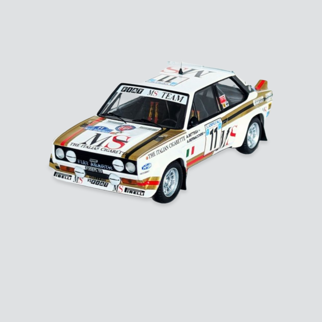 Fiat 131 Abarth #11 Atillio Bettega / Arnaldo Bernacchini  8th Acropolis Rally 1980