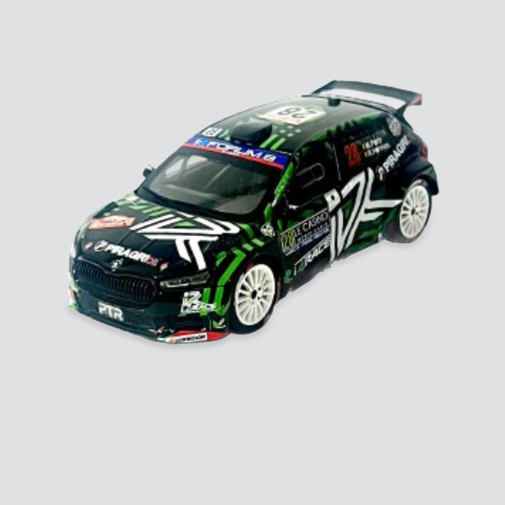 Škoda Fabia RS Rally 2 #28 - Maxime Potty / Renaud Herman - Rally MonteCarlo 2025