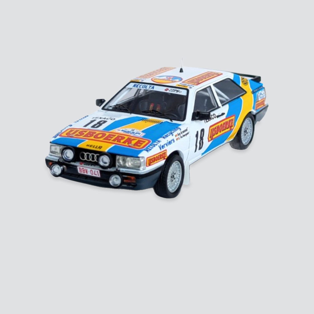 Audi Coupé Quattro #18 - Guy Grammet / Patrik Verheyden - Boucles de Spa 1987