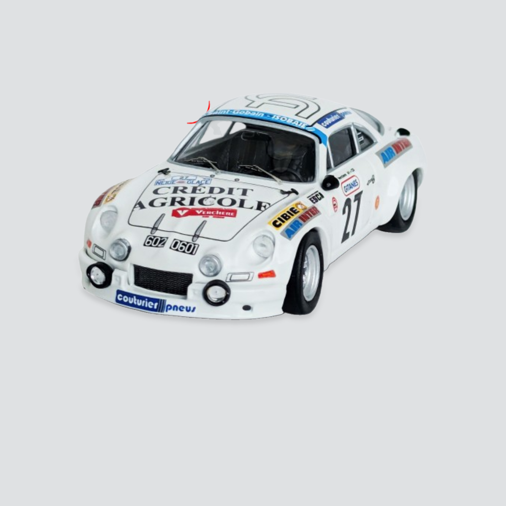 Alpine-Renault A110 # 27 - André Verchère / Michel Grasset - Neige et Glace 1976
