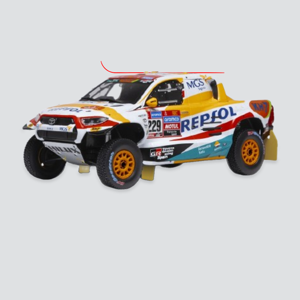 Toyota GR DKR Hilux T1+ #229 - I.E. Pujol / J. Valcarcel - Rally Dakar 2023