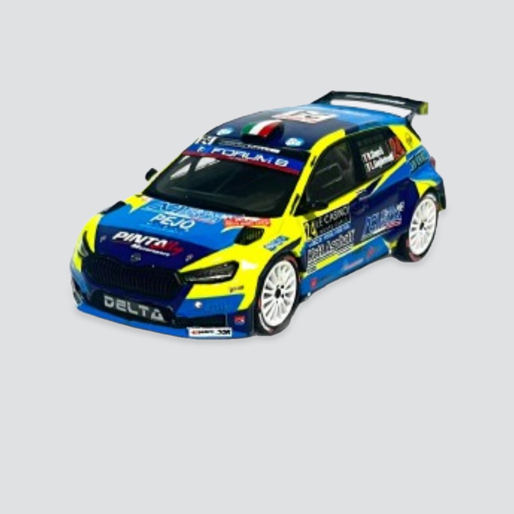 Škoda Fabia RS Rally 2 #24 - Roberto Daprà / Luca Guglielmetti - Rally MonteCarlo 2025
