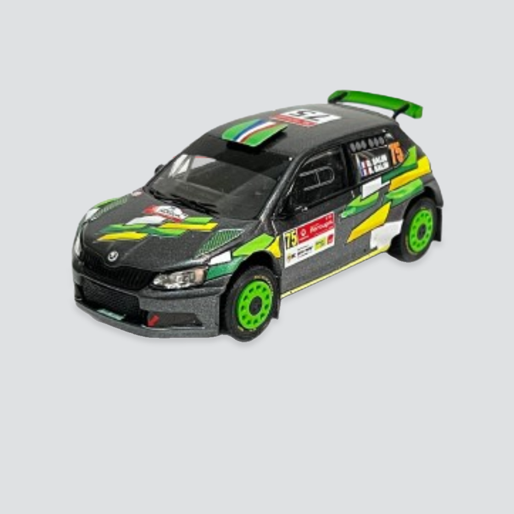Škoda Fabia R5 #75 - Daniel Salin / Brigitte Salin - Rally de Portugal 2023