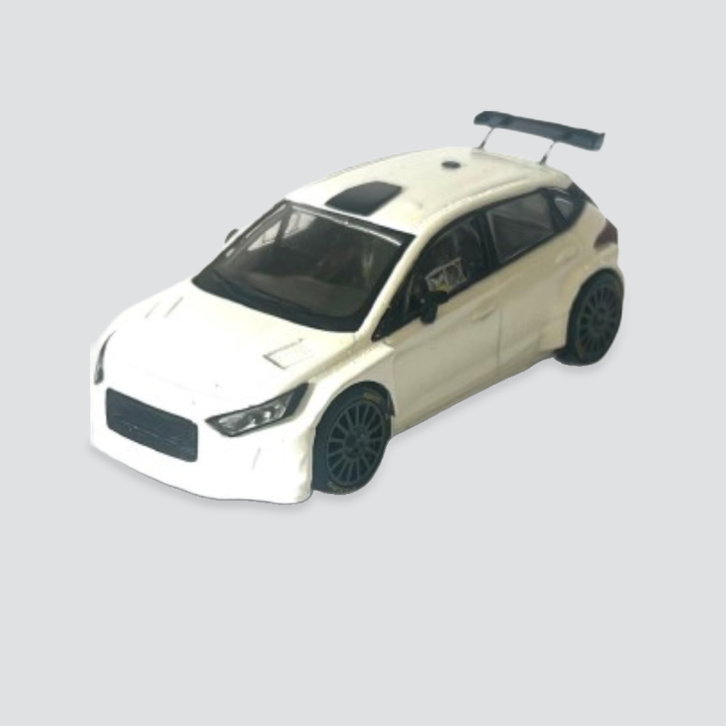 Hyundai i20N Rally2 Plain White Body Rally Spec Tarmac Wheels