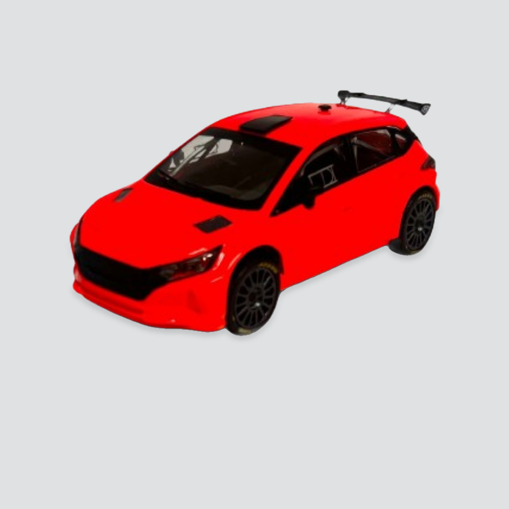 Hyundai i20N Rally2 Plain Orange Body Rally Spec Tarmac Wheels