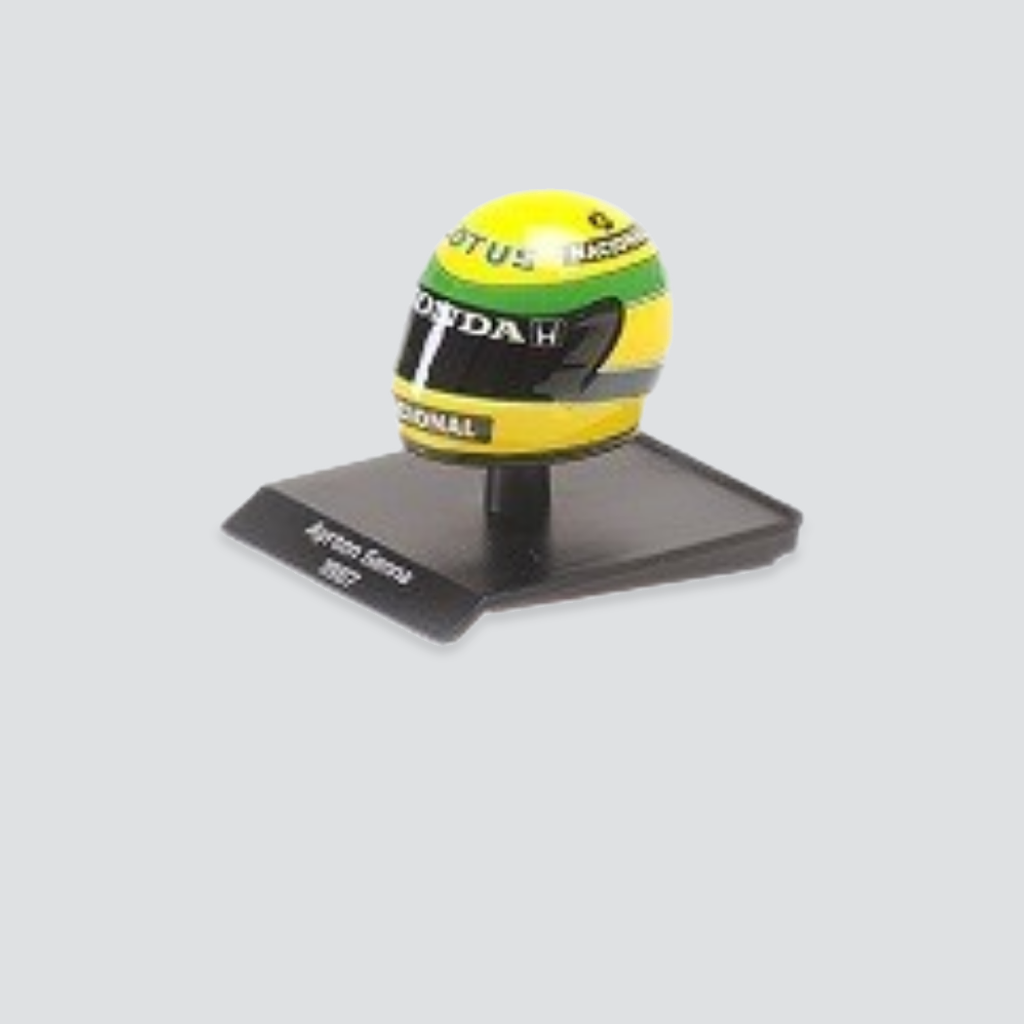 Pré-encomenda (15,95€-10%) Sinal 6€ - Capacete Ayrton Senna 1987