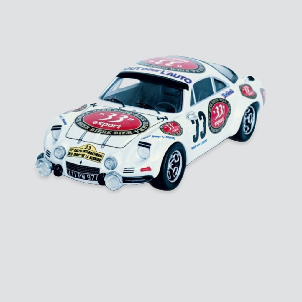 Alpine-Renault A110 #33 Maurice Lallemand/JC Pradines Tour Auto de la Réunion 1981