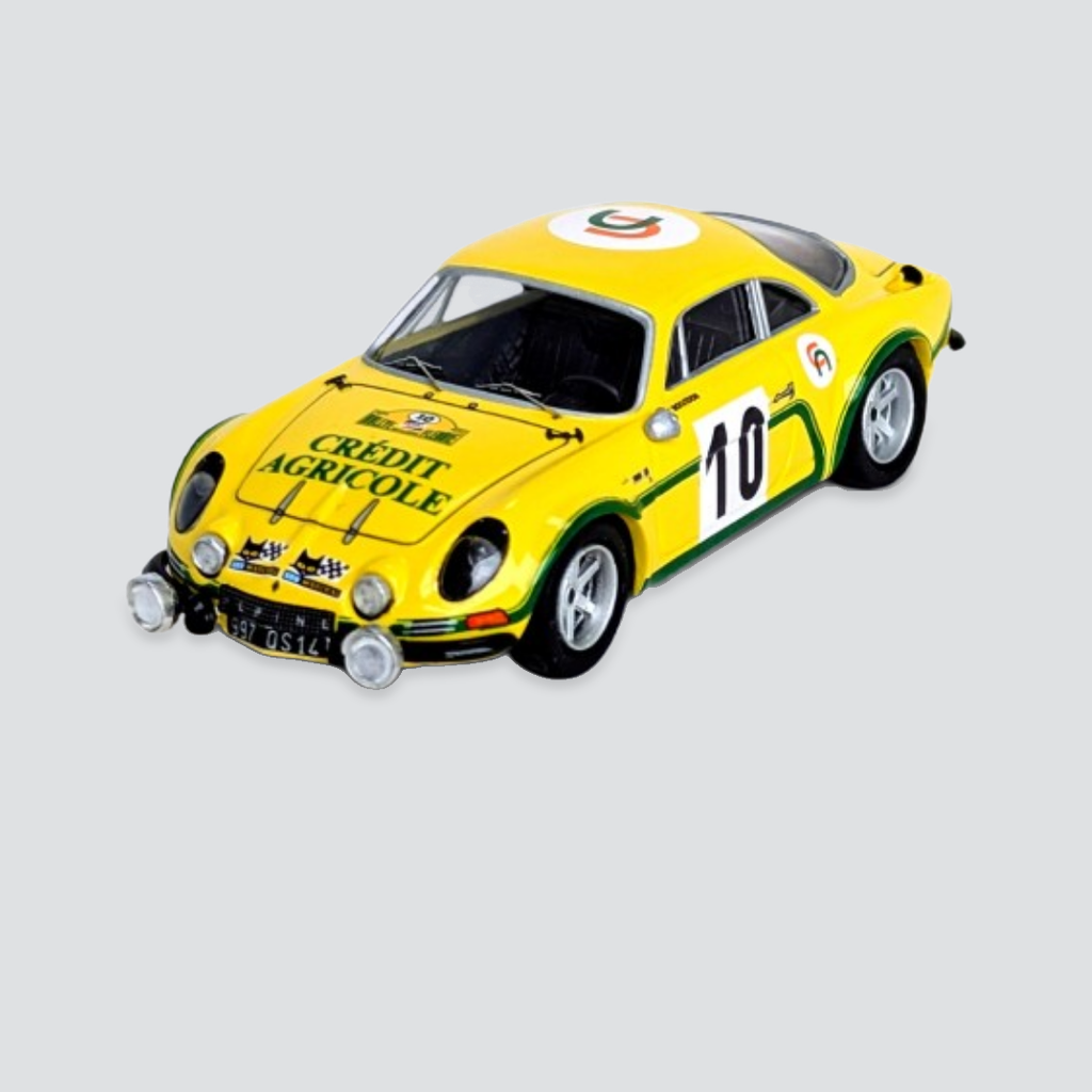 Alpine-Renault A110 #10 Joseph Bourdon/Jacques Moutard - Winner Critérium de la Côte Fleurie 1974