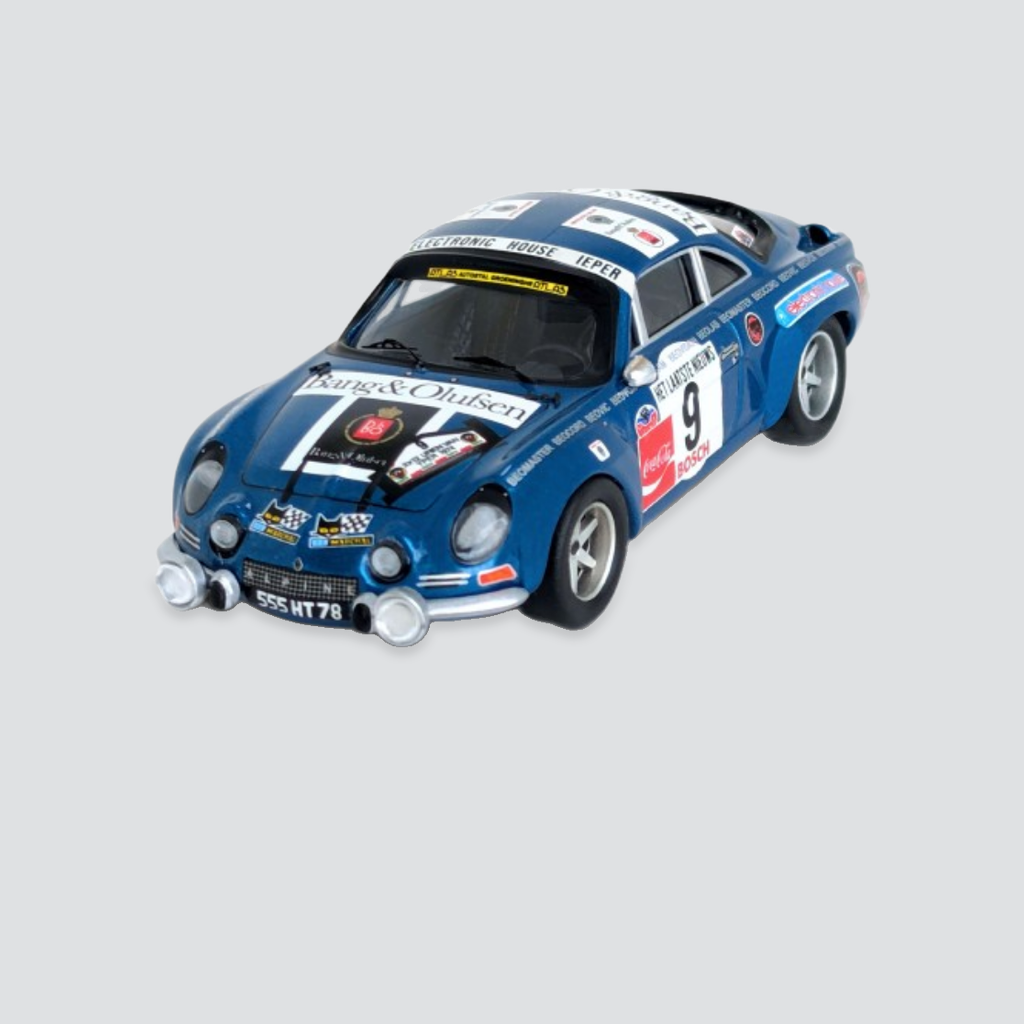 Alpine-Renault A110 #9 M. Nusbaumer/Luc Pyncket  5th Ypres Rally 1974