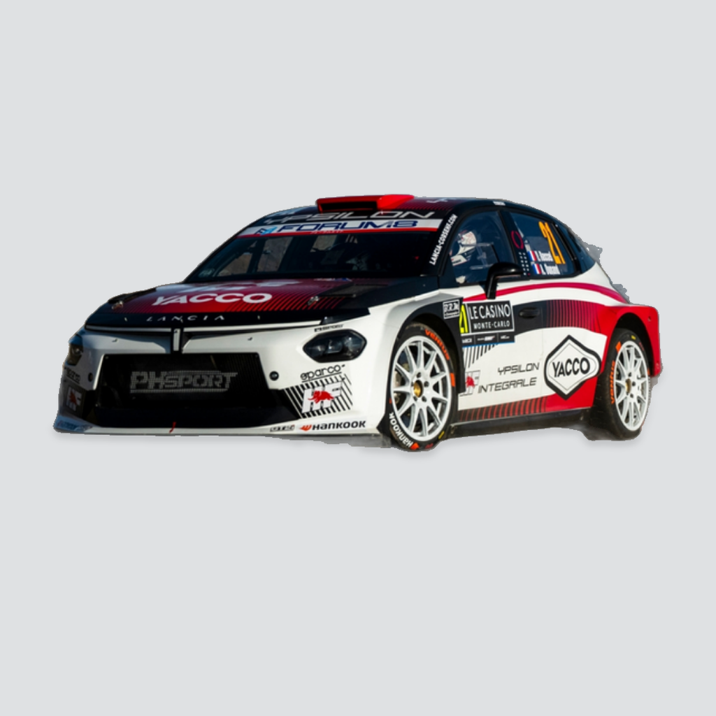 (64,95€-10%) Pré-encomenda Sinal - 15€ - Lancia Ypsilon Rally2 #21 - Yohan Rossel / Arnaud Dunand - Rally monte Carlo 2026