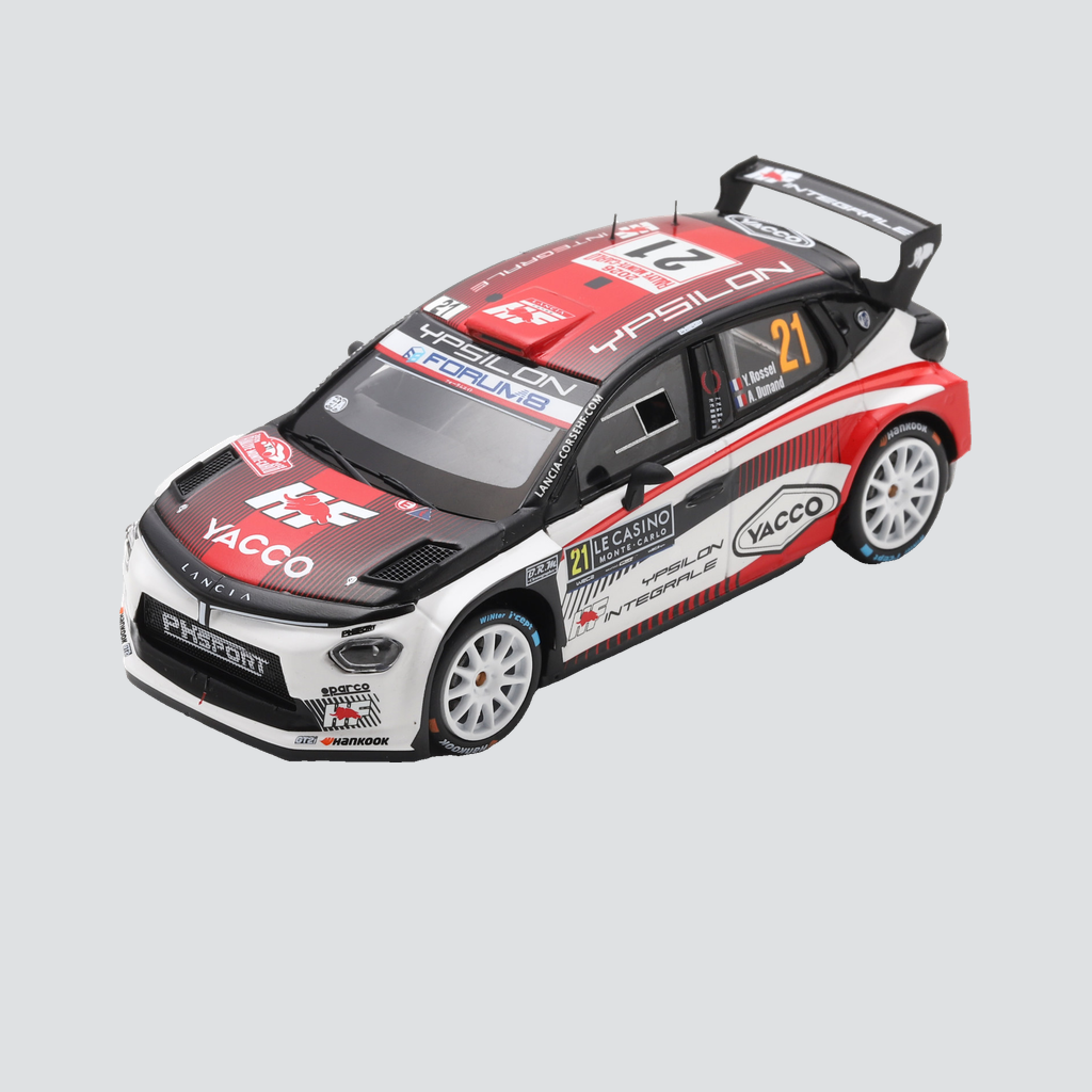 Lancia Ypsilon Rally2 #21 - Yohan Rossel / Arnaud Dunand - Rally monte Carlo 2026