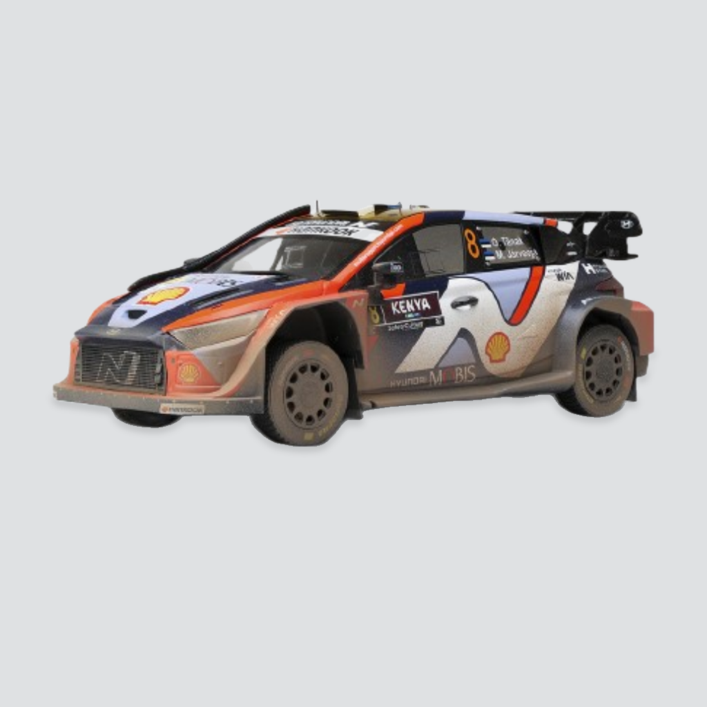 (64,95€-10%) Pré-encomenda Sinal: 15€ - Hyundai i20N Rally 1 #8 - Ott Tanak / Martin Järveoja - Rally Kenya 2025