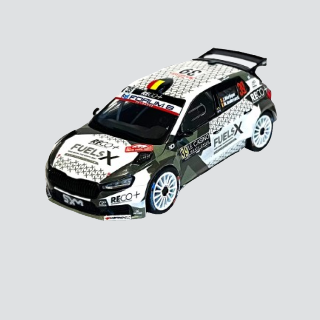 Škoda Fabia Rally2 #39 - John Wartique / Maxime Andernack - Rally MonteCarlo 2026