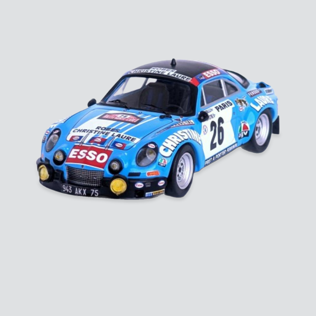 Alpine-Renault A110 #26 - Michel Alibelli / Antoine Pistre - Monte-Carlo Rally 1976