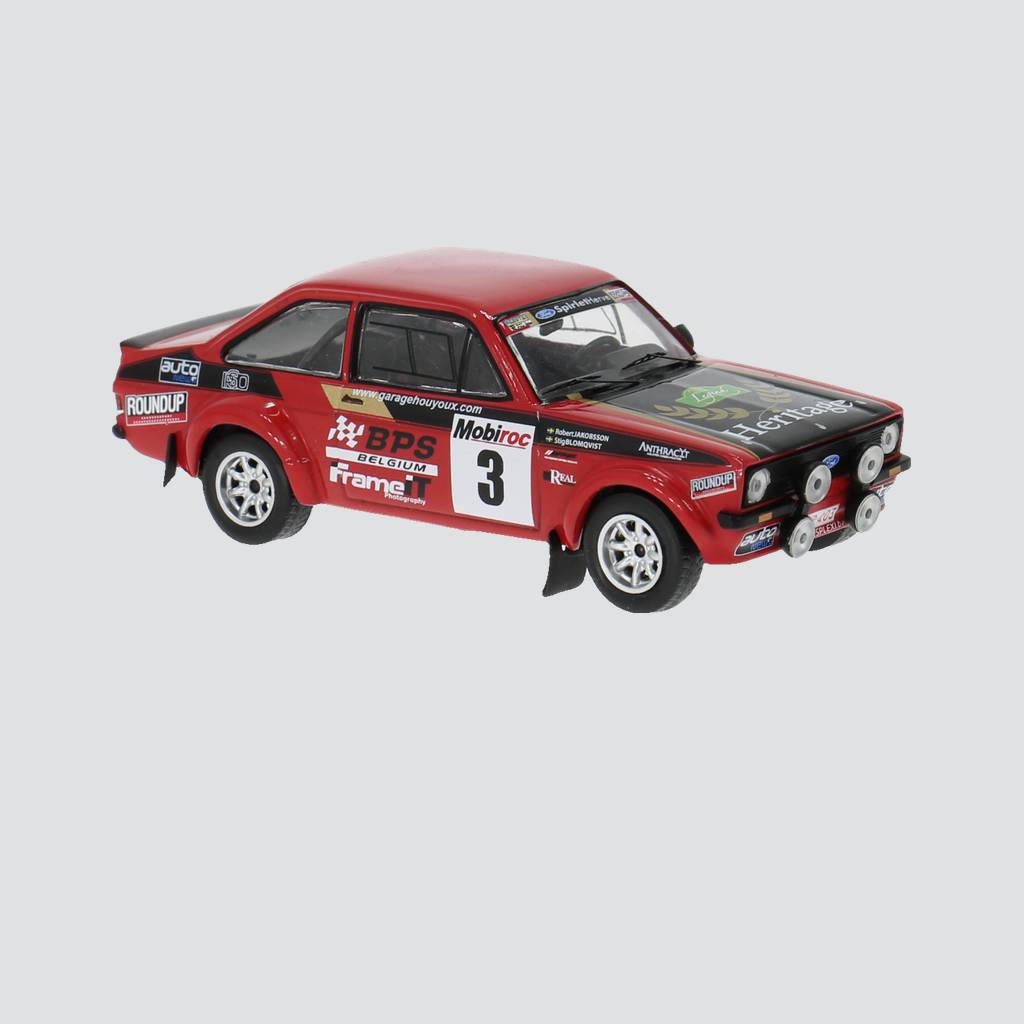(39,95€-10%) Pré-encomenda Deposit 10€ - Ford Escort MKII RS 1800 #3 - Stig Blomqvist / Robert Jakobsson - Rally Legend Boucles de Spa 2010