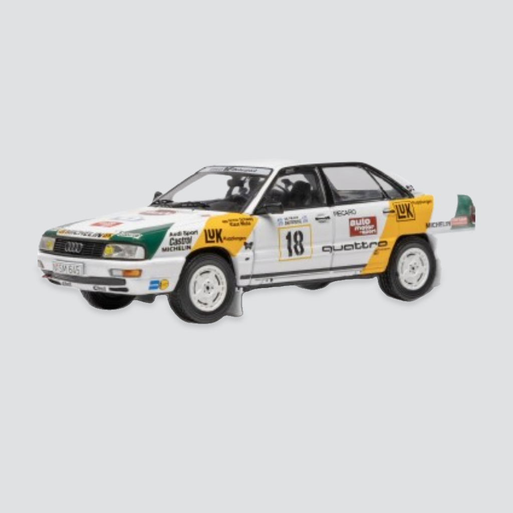(39,95€-10%) Pré-encomenda Deposit 10€ - Audi 200 Quattro #18 - Armin Schwarz / Klaus Wicha - Rally Acropolis 1989