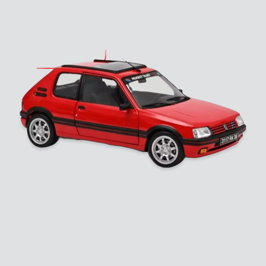 (64.95€-10%) Pré-encomenda Deposit 20€ - Peugeot 205 GTi 1.9 PTS 1992 Vallelunga Red