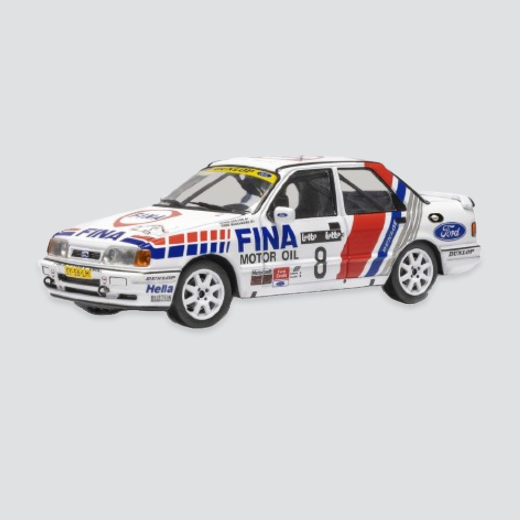 (39,95€-10%) Pré-encomenda Deposit 10€ - Ford Sierra RS Cosworth 4X4 #8 - E. Doctor / T. Badenberg - Circuit des Ardennes 1990